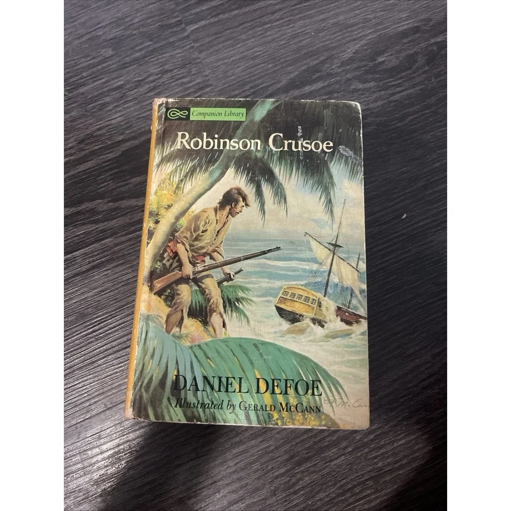 The Swiss Family Robinson / Robinson‎ Crusoe 2-in-1 Book 1963 Companion Library